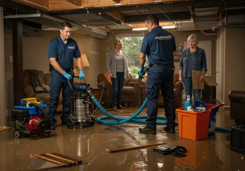Basement Water Extraction and Removal Techniques process in Spurgeon, TN